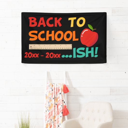 Grappig terug naar school, lekker! 2025-2026 spandoek (Insitu)