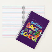 Grappig  Terug naar school Notitieboek (Binnen)