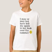 Grappig terug naar school outfits T-shirt (Voorkant)
