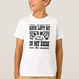 Grappig terug naar school outfits T-shirt