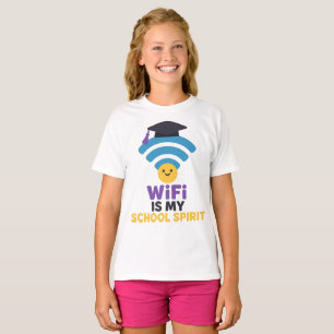 Grappig Terug naar school WiFi Spirit Student Gift T-shirt