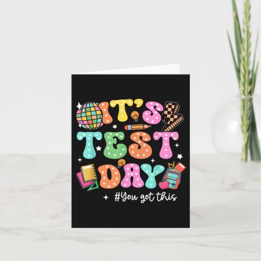 Grappig testen op de testdag dat je deze pijn hebt kaart (Voorkant)