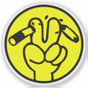 Grappig ⚠ Thais Teken Tegen het roken ⚠ Sticker