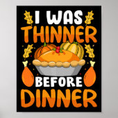 Grappig Thanksgiving dat ik zat voor de avondval Poster (Voorkant)