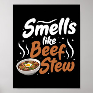 Grappig Thanksgiving eten fans meme rundvleesstoof Poster