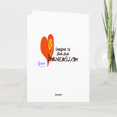 Grappig Thanksgiving Foto Waarschuwing Wenskaart Feestdagen Kaart (Achterkant)