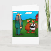 Grappig Thanksgiving Humor Feestdagen Kaart (Voorkant)