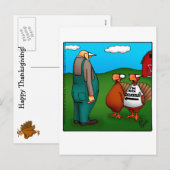 Grappig Thanksgiving "Ik ben met heerlijk" Briefka Feestdagenkaart (Voorkant / Achterkant)