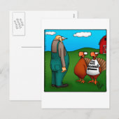 Grappig Thanksgiving "Ik ben met heerlijk" Briefka Feestdagenkaart (Voorkant / Achterkant)