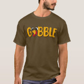 Grappig Thanksgiving Kalkoen T-Shirt (Voorkant)