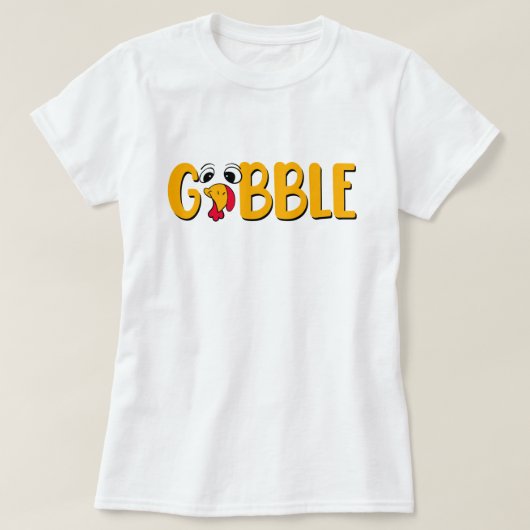 Grappig Thanksgiving Kalkoen T-Shirt (Design voorkant)