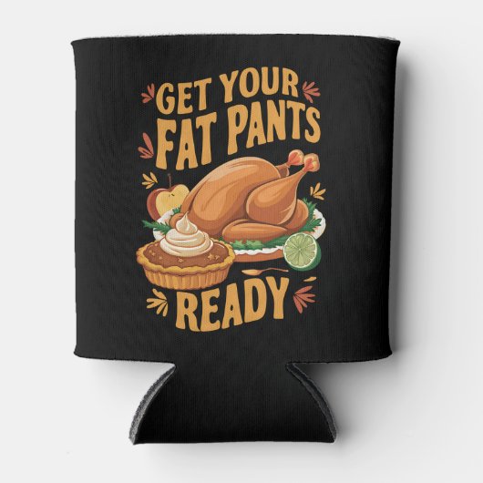 Grappig Thanksgiving, maak je klaar met je vetpels Blikjeskoeler (Voorkant)