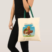 Grappig Thanksgiving Tas – Gobble Green Go Clean S (Voorkant (product))