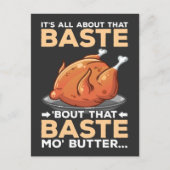 Grappig Thanksgiving Turkije helemaal over die kas Briefkaart (Voorkant)