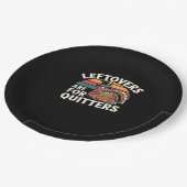 Grappig Thanksgiving Turkije ontwerp - "restjes zi Papieren Bordje (Gekanteld)