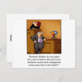 Grappig Thanksgiving Turkije proces! Feestdagenkaart (Voorkant / Achterkant)