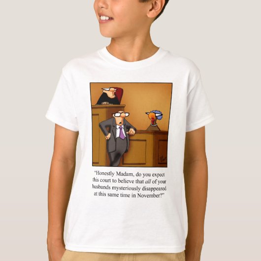 Grappig Thanksgiving Turkije proces! T-shirt (Voorkant)