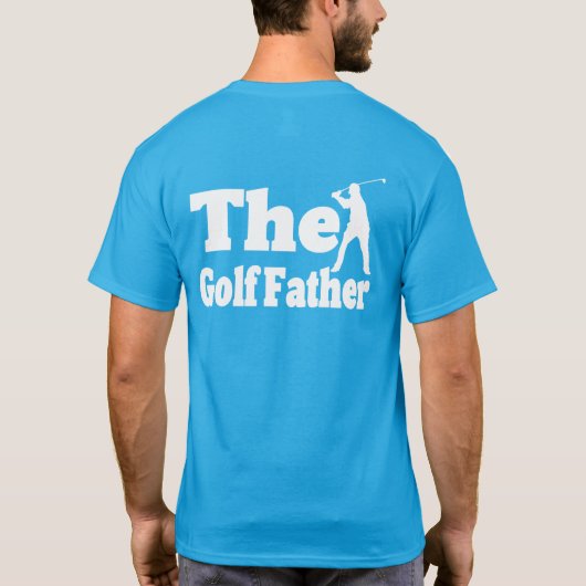 Grappig The GolfFather Heren Golf Vaderdag T-shirt (Achterkant)