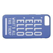 Grappig thema van de Britse politie met politieage Case-Mate iPhone Case (Achterkant (Horizontaal))