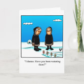 Grappig "Thinking of You" Wenskaart Humor Kaart (Voorkant)