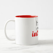 Grappig "Thuis is waar de Introvert is" Quote Mok (Links)