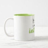 Grappig "Thuis is waar de Introvert is" Quote Mok (Links)