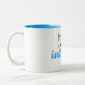 Grappig "Thuis is waar de Introvert is" Quote Mok (Links)