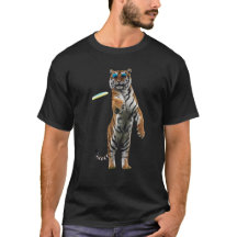 Grappig Tiger Disc Golf T-Shirt