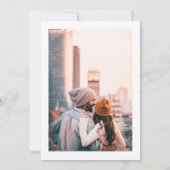 Grappig tijdschrift krant bruiloft foto save the date (Achterkant)