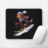 Grappig Til Je Wel Licht Br Gift Schattig Ski Lief Muismat (Met muis)