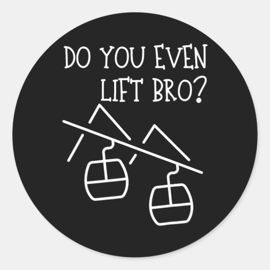 Grappig Til Je Wel Ronde Sticker (Voorkant)