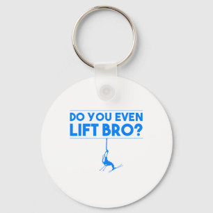 Grappig Til Je Wel Sport Bro Cadeau Schattige Ski  Sleutelhanger