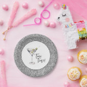 Grappig 'Tini tijd Martini cocktail party Papieren Bordje (Feest)