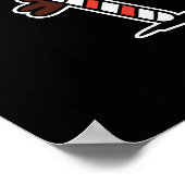 Grappig Tipsy drink feest Poster (Hoek)