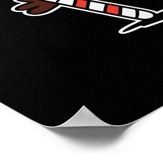 Grappig Tipsy drink feest Poster (Hoek)