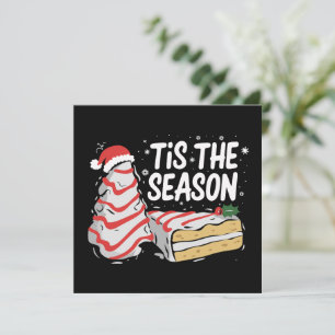 Grappig Tis Het Seizoen Kerstboom Taarten Debbie  Feestdagenkaart