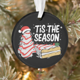 Grappig Tis Het Seizoen Kerstboom Taarten Debbie Ornament
