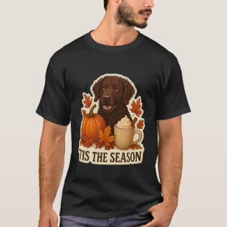 Grappig Tis Het Seizoen Krulhaar Retriever Hond Fa T-shirt