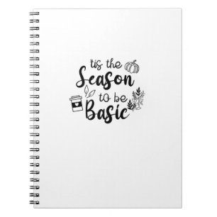 Grappig Tis Het Seizoen Om Basis Herfst Pumpkin Sp Notitieboek