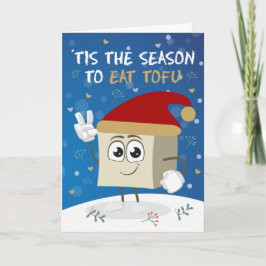 Grappig ´Tis het seizoen om tofu te eten, Vegan Ke Kaart