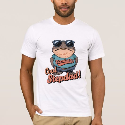 Grappig Toadally Cool Stepdad T-shirt (Voorkant)