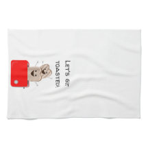 Grappig toast ontwerp