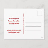 Grappig Toilet Paper Red Truck Kerstmis Feestdagenkaart (Achterkant)