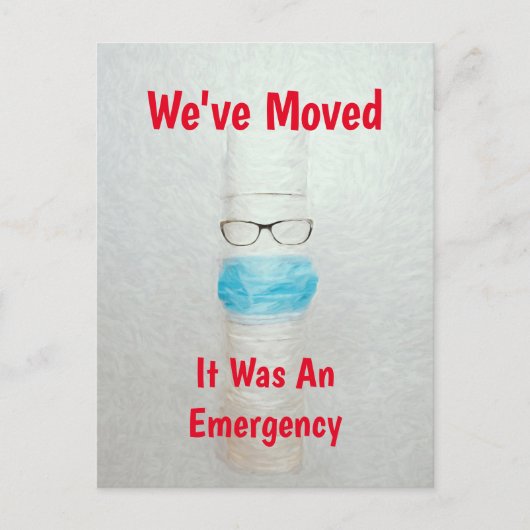 Grappig Toilet Paper We hebben nieuwe thuisbegroti Briefkaart (Voorkant)