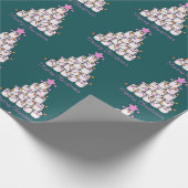 Grappig Toiletpapier Kerstboom Schattige Kleurrijk Cadeaupapier (Hoek)