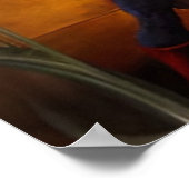 Grappig, toiletpapier, superheld, hero, humor poster (Hoek)