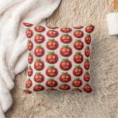Grappig Tomatenpatroon - Cartoon Vegetable Art Kussen (Deken)