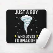 Grappig Tornado Cadeau Voor Jongens Kinderen Orkaa Muismat (Met muis)