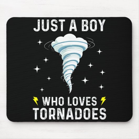 Grappig Tornado Cadeau Voor Jongens Kinderen Orkaa Muismat (Voorkant)