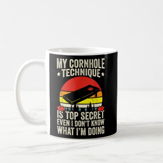 Grappig Toss spel Cornhole Koffiemok (Links)